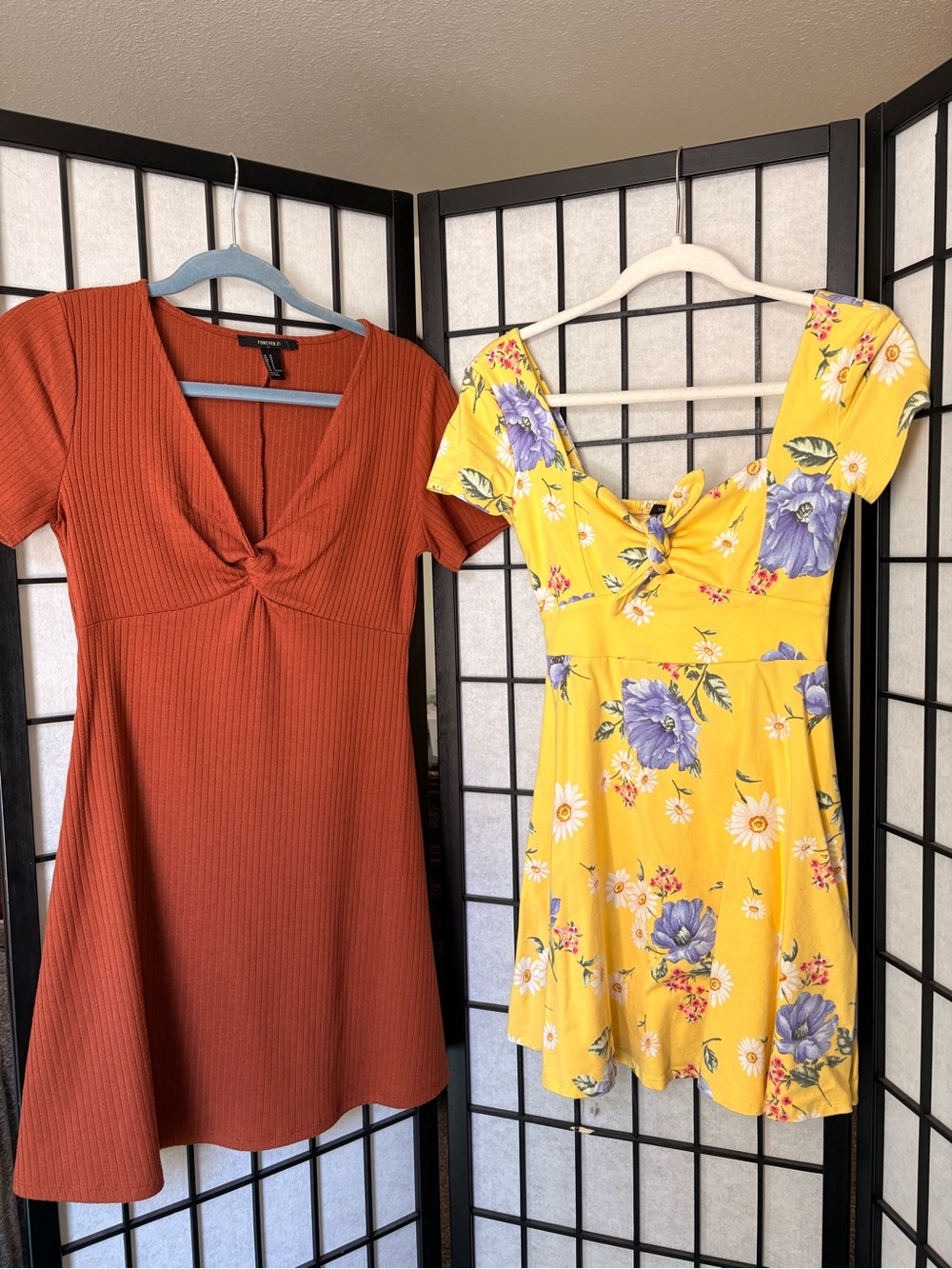 Set of 2 Forever 21 Skater/Swing Dresses - Size M and S